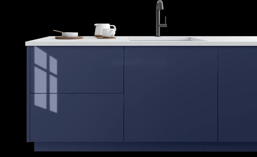 Ovela Catalina Designer Azul Marino Gloss